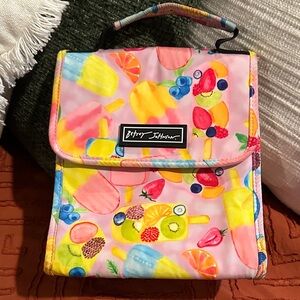 Betsey Johnson Popsicle and Fruit Print Lunch Bag